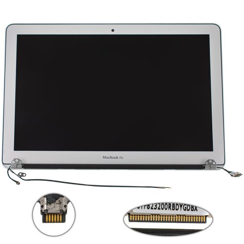 Кришка з матрицею в зборі для ноутбука Apple A1466 (2012), 6pin, Silver