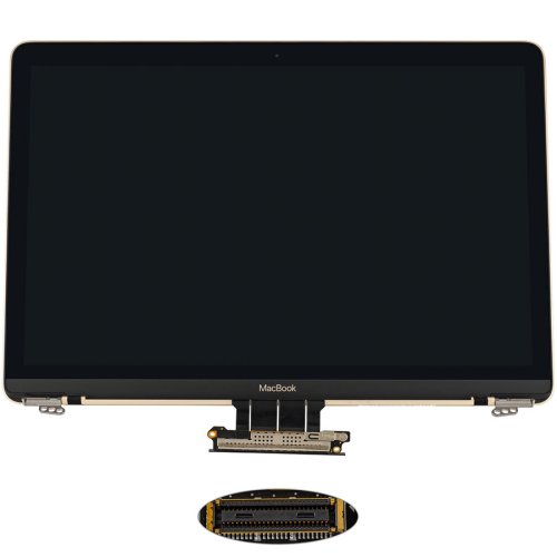 Кришка з матрицею для Apple A1534 (2016–2017) Rose Gold, 100% AASP Original