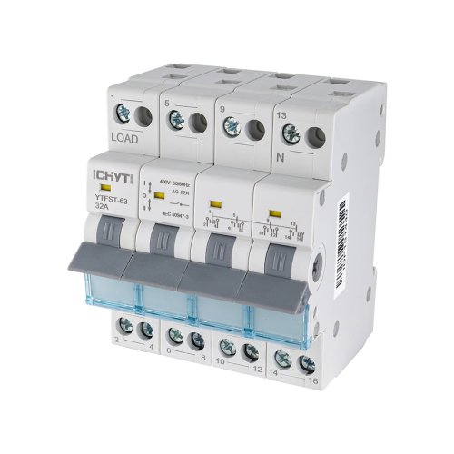 Перемикач напруги CHYT 2-0-1, 4P, 32A