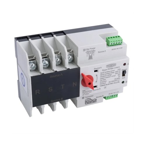 Автоматичне введення резерву (АВР) TOMZN TOQ5-100/4P, 3-фазний, 100А