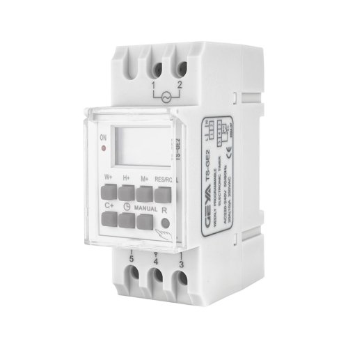 Тижневий таймер Geya TS-GE2 на DIN-рейку, 20A
