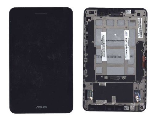 Модуль дисплея з тачскрином у рамці для Asus PadFone mini Station, чорний