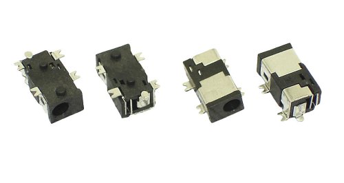 Розʼєм живлення №10 для планшета, вертикальний, 0.7×2.5 мм (центр 0.7 мм)