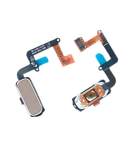 Кнопка HOME з механізмом і шлейфом для Samsung A320, золота