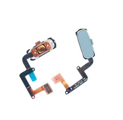 Кнопка HOME з механізмом і шлейфом для Samsung A320, синя