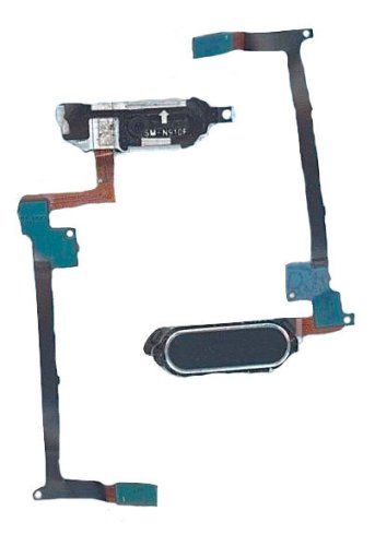 Кнопка Home з механізмом і шлейфом для Samsung Galaxy Note 4 N910, чорна