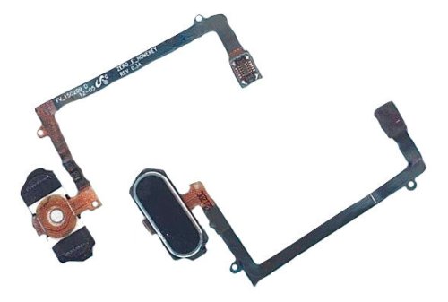 Кнопка HOME з механізмом і шлейфом для Samsung Galaxy S6 Edge SM-G925F, чорна