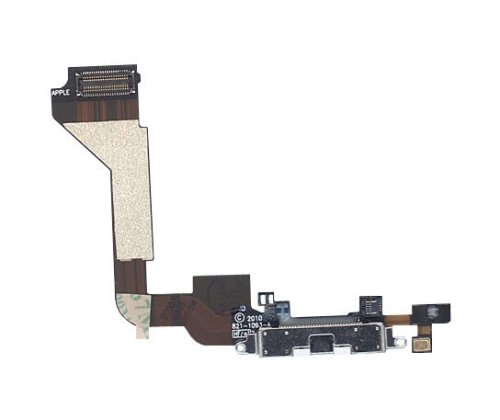 Шлейф розʼєму живлення (зарядки) для Apple iPhone 4, білий