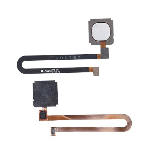 Шлейф кнопки зі сканером відбитка пальця для Xiaomi Mi 5S Plus, білий