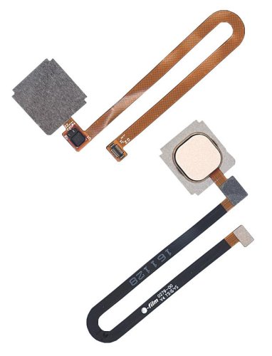 Шлейф зі сканером відбитка пальця для Xiaomi Mi 5S Plus, золотий