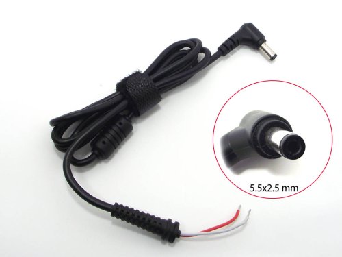 DC-кабель 5.5×2.5 для ASUS/Lenovo/Fujitsu/Toshiba, 30/45/65/90W, від БЖ до ноутбука