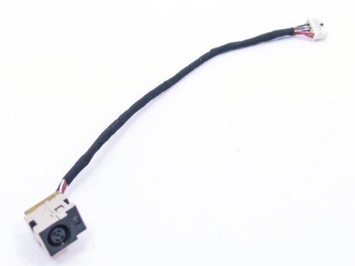 Роз’єм живлення для ноутбука HP DV6-3000, DV6-3100, DV6-3200, DV6T-3000, DV6T-3100, DV6T-3200, DV6-3xxx (7.4×5.0, центральний пін) з кабелем