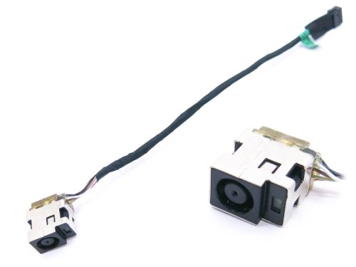 Розʼєм живлення для ноутбука HP DV6-6000, DV6-7000 DV6T-7000, M7, 7.4×5.0, центр. пін, з кабелем