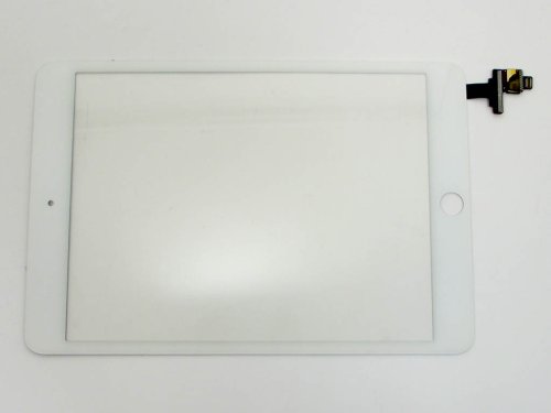 Тачскрін iPad mini 3 7.9" білий (A1599/A1600/A1601) без IC/кнопки Home/шлейфу Home Original