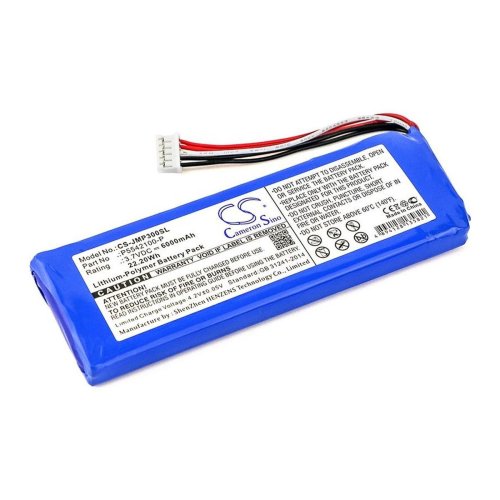Акумулятор Cameron Sino P5542100-P (CS-JMP300SL) для JBL Pulse 3 APJBLPUESE3, 6000 mAh
