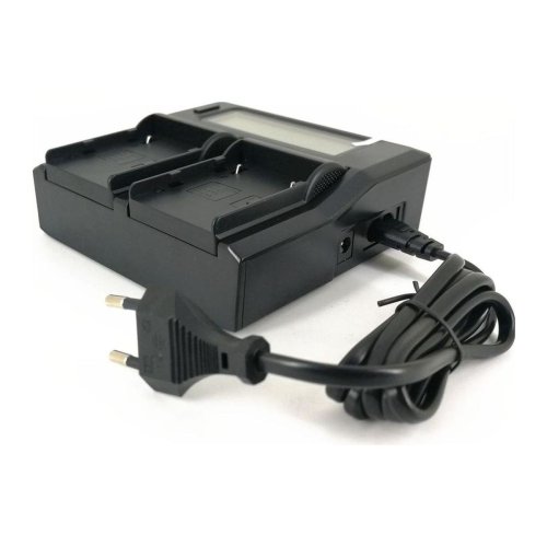 Двоканальний зарядний пристрій KingMa для Canon BP-820, BP-828