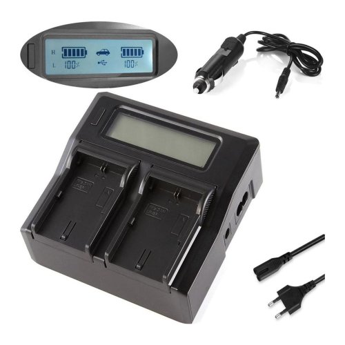 Зарядний пристрій BestBatt KingMa на 2 акумулятори для Canon LP-E6/LP-E6N