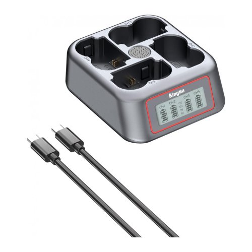 Швидкий зарядний пристрій KingMa на 4 акумулятори Fujifilm NP-W235 (BM069-W235)