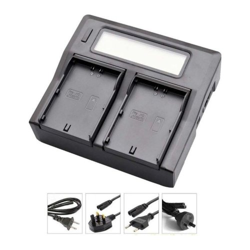 Двоканальний зарядний пристрій KingMa для акумуляторів JVC SSL-JVC50/SSL-JVC70