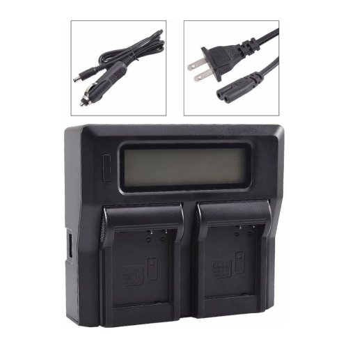 Зарядний пристрій KingMa на 2 акумулятори для Panasonic DMW-BLG10