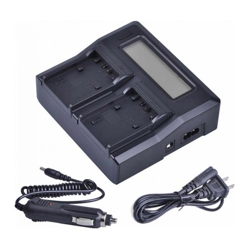 Зарядний пристрій KingMa на 2 акумулятори для Panasonic VW-VBG070 VW-VBG130 VW-VBG260 VW-VBG6