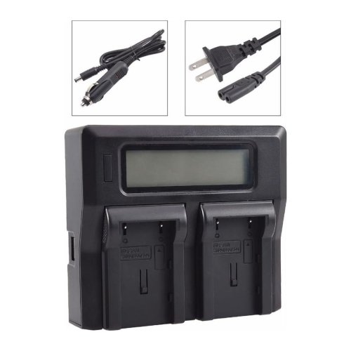 Зарядний пристрій KingMa на 2 акумулятори для Samsung SB-LSM80 SB-LSM160 SB-LSM320