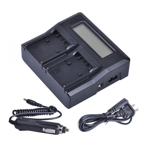 Зарядний пристрій KingMa на 2 акумулятори Sony NP-FP30/NP-FP50/NP-FP70/NP-FP90