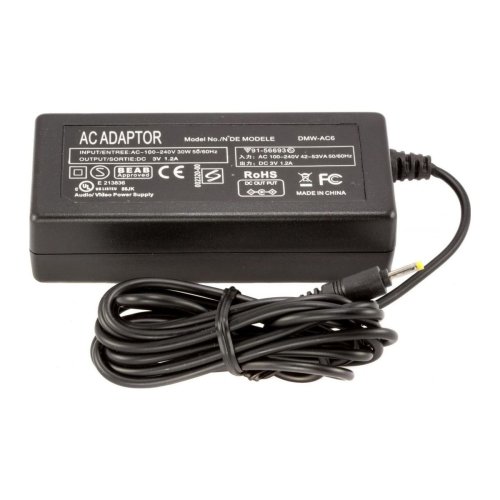 KingMa мережевий адаптер живлення для Panasonic DMW-AC6/DMW-AC6PP