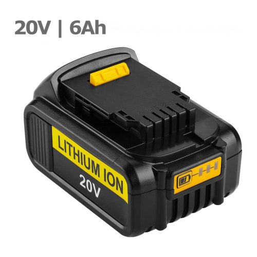 Акумулятор DCB200 20V 6.0Ah для DeWALT DCD/DCF/DCG/DCS, сумісний DCB203 DCB204 DCB205-2 DCB206 DCB201 (Replacement)