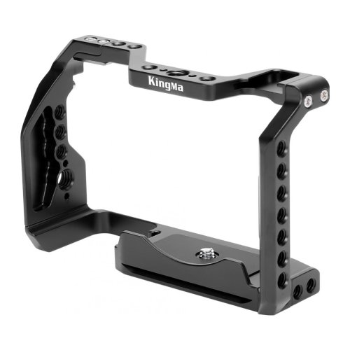 Клітка-риг Cage KingMa A6700-RC для Sony Alpha A6700, алюмінієва, з кріпленнями 1/4” і 3/8”