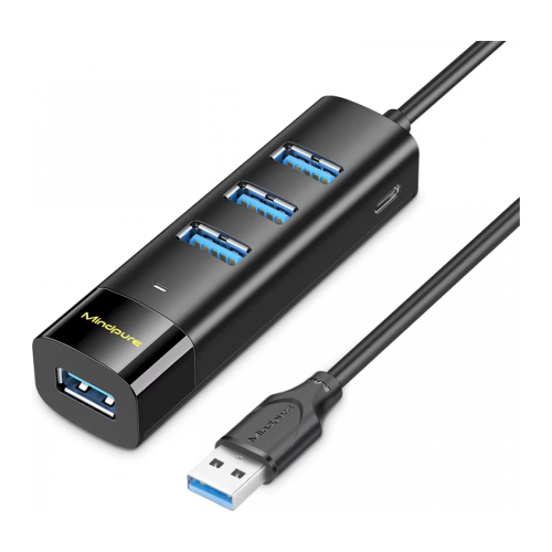 USB-хаб Mindpure Long US023 4×USB 3.0, Type‑C→USB