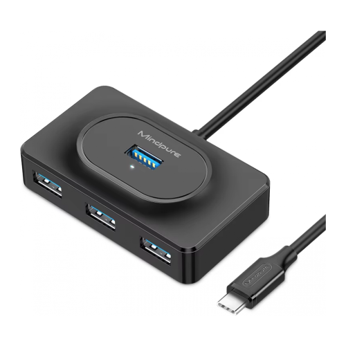 USB‑C хаб Mindpure Square USB 3.0 на 4 порти, модель US021