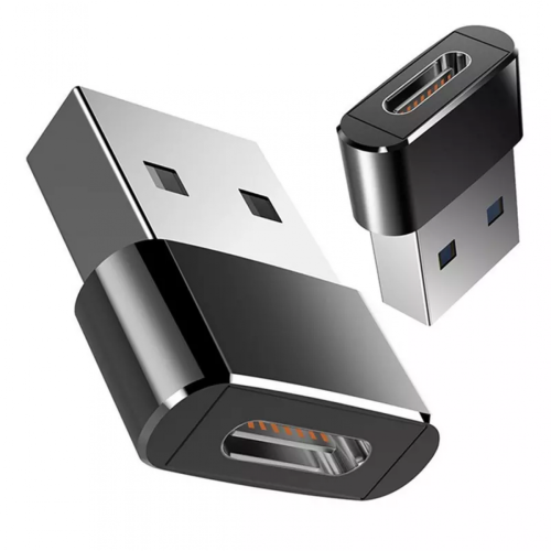 Адаптер Mindpure USB-A → Type-C, чорний