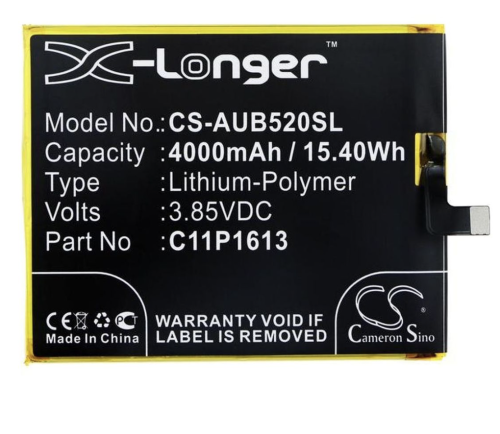 Акумулятор X-Longer C11P1613 для Asus (CS-AUB520SL) 4000 mAh