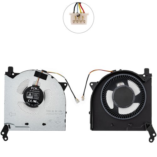 Вентилятор для ноутбука Lenovo Legion 5 15ITH6/17ITH6, 5V, GPU, довгий кабель Original