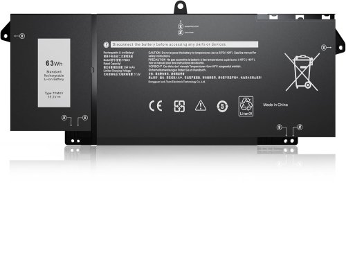 Акумулятор для ноутбука Dell 7FMXV Latitude 5320 7420 7320 7520 15.2V 63Wh