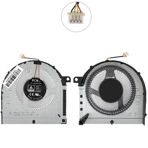 Вентилятор (кулер) CPU для ноутбука Lenovo IdeaPad Gaming 3-15ACH6, 5V Original