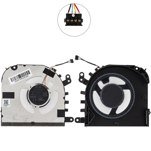 Вентилятор CPU для ноутбука Lenovo Yoga Pro 9 16IAH10, 12V Original