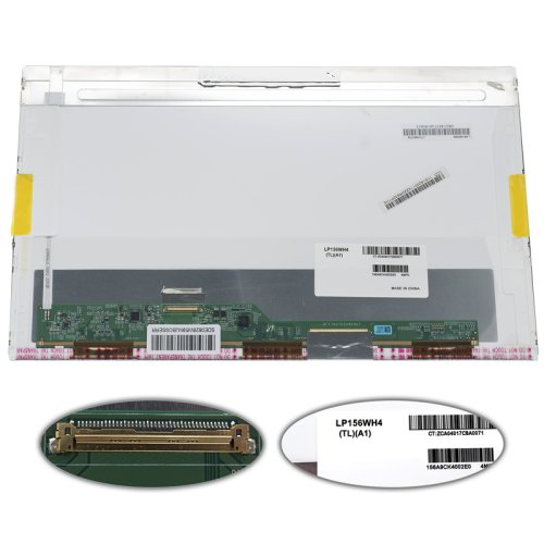 Матриця 15.6" LP156WH4-TLA1 1366×768 40pin LED глянцева, роз’єм зліва внизу (renew)