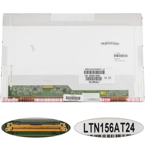 Матриця 15.6" LTN156AT24 1366×768 40pin LED матова, роз’єм зліва внизу (renew)