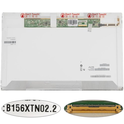 Матриця 15.6" B156XTN02.2 1366×768 40pin LED глянцева, роз’єм зліва внизу (renew)