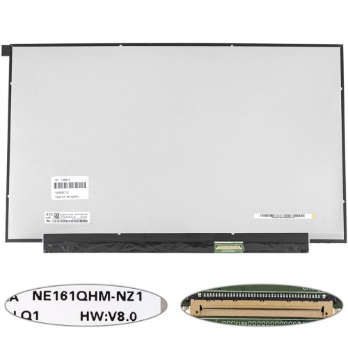 Матриця 16.1″ NE161QHM-NZ1 IPS 2560×1440 240Гц eDP 40pin LED Slim матова, роз’єм справа знизу
