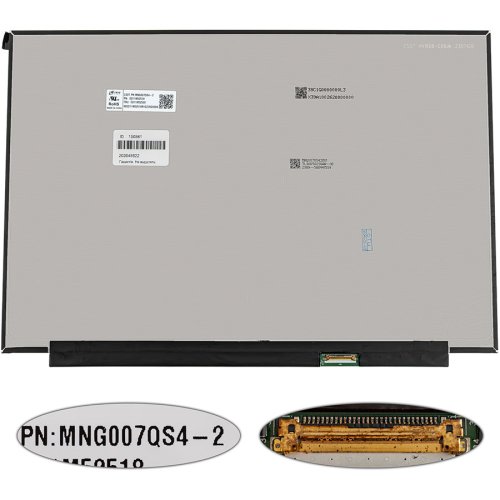 Матриця 16" MNG007QS4-2 IPS 1920×1200 eDP 30pin Slim матова LED (розʼєм справа внизу)