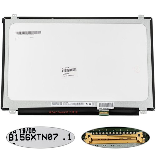 Матриця 15.6" B156XTN07.1 1366×768 eDP 30pin LED Slim матова, роз’єм справа знизу (renew)