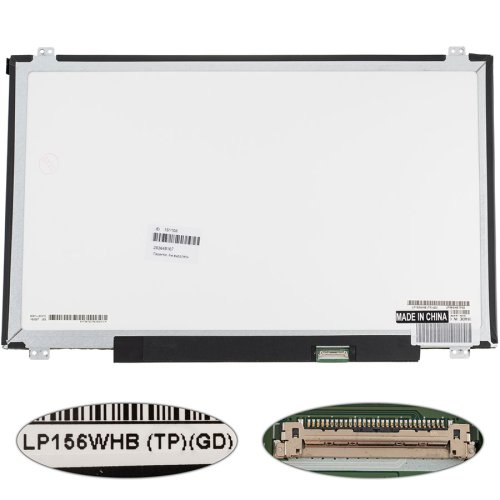 Матриця 15.6" LP156WHB-TPGD 1366×768 eDP 30pin LED Slim матова, роз’єм справа внизу (renew)