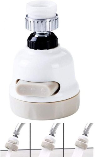 Насадка-аератор на кран 360°: гнучка, на змішувач, для економії води