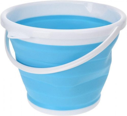 Туристичне складане силіконове відро Collapsible Bucket 10 л (компактне)