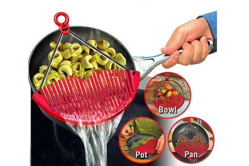 Універсальний друшляк-накладка для зливу води BETTER STRAINER — сито/ситечко