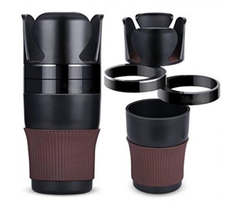 Автохолдер-підстаканник Multi Cup 5в1: тримач склянок, напоїв, телефона й аксесуарів