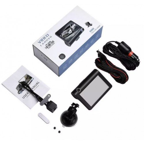 Автовідеореєстратор XoKo DVR-300 на 3 камери, Full HD 1080P